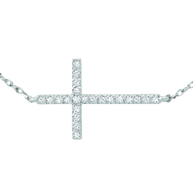  Sideways Diamond Cross