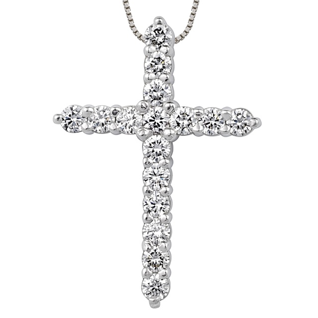 16 Diamond Cross Pendant