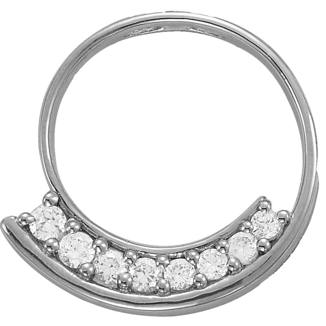 Diamond Circle Pendant