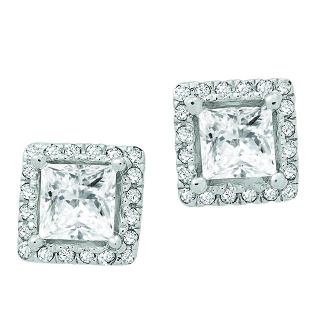 Midwest Diamond Distributors - Princess Cut Diamond Earring