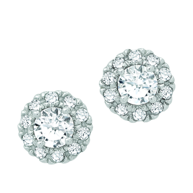 Midwest Diamond Distributors - Diamond Halo Earrings