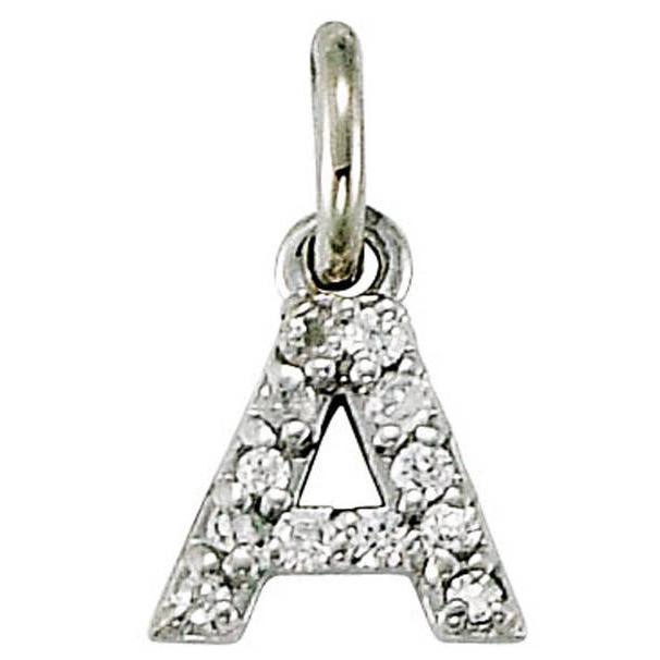 Midwest Diamond Distributors - Letter Diamond Pendant