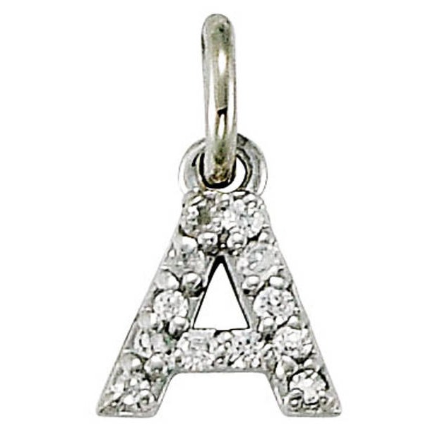 Midwest Diamond Distributors Letter Diamond Pendant