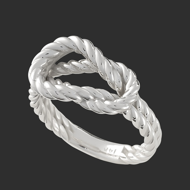 Love Knot Diamond Ring with NO CENTER
