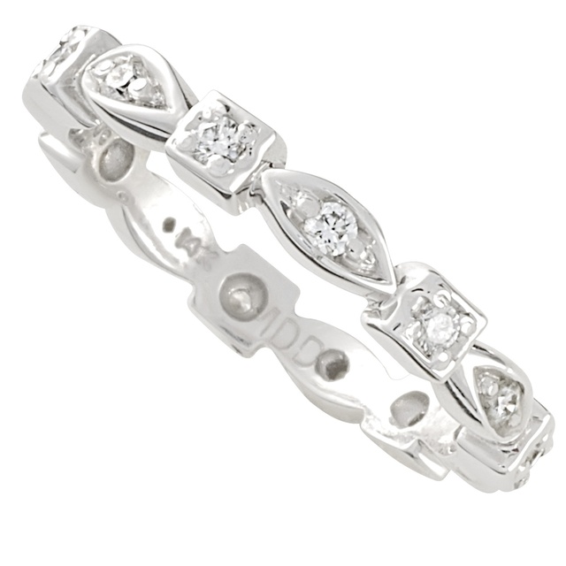 Lady's Diamond Stackable Ring